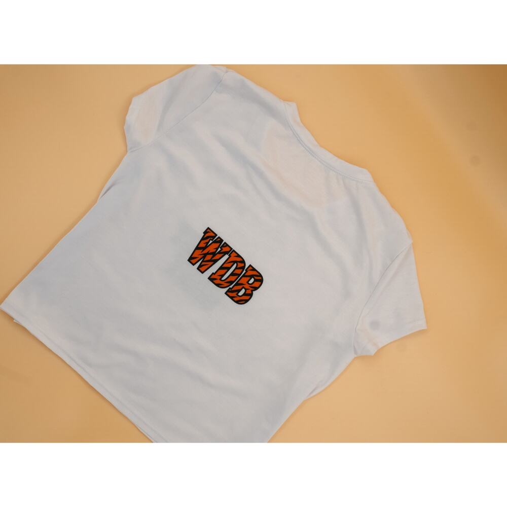 Who Dey Baby Women’s Cropped T-Shirt Cincinnati Football Game Day- Made to Order - Picture 2 of 3